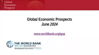 Global Economic Prospects June 2024