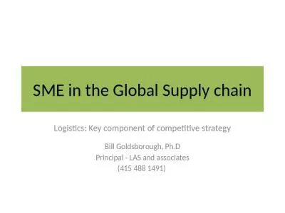 SME in the Global Supply chain