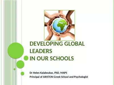 Developing Global Leaders  in our Schools