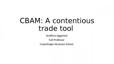 CBAM: A contentious trade tool