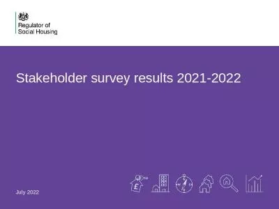 Stakeholder survey results 2021-2022