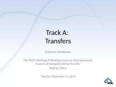 Track A:  Transfers