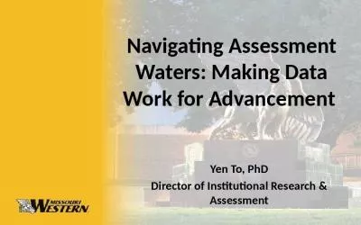 Navigating Assessment Waters: Making Data Work for Advancement