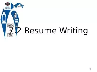 7.2 Resume Writing