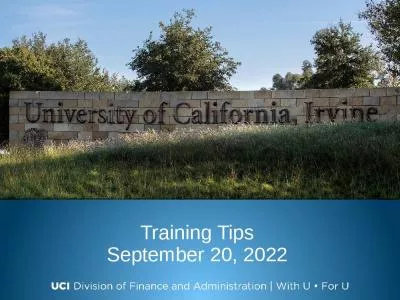 Training Tips  September 20, 2022