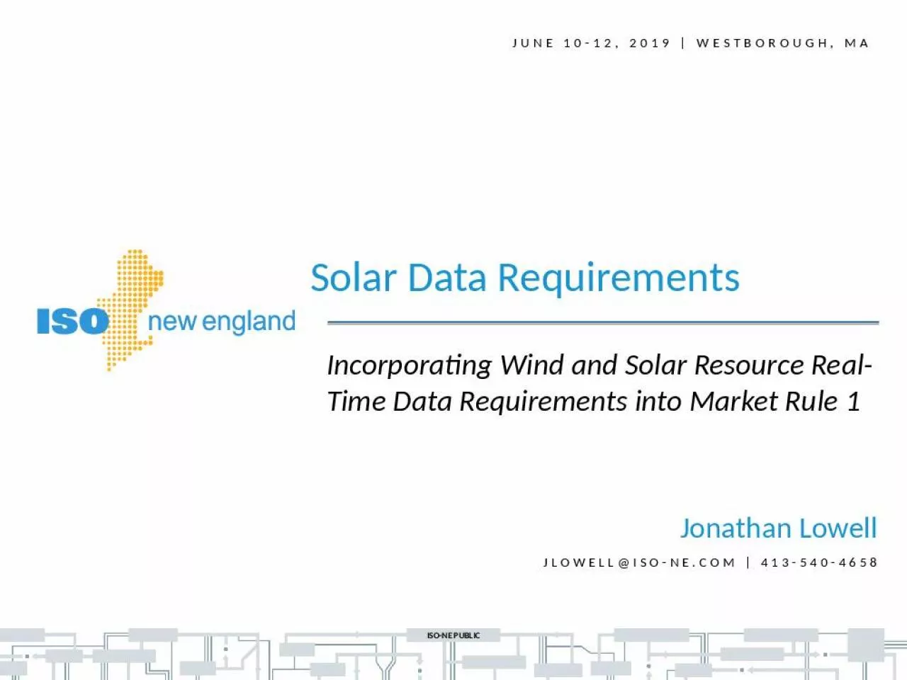 PPT-Real-time data requirements for wind and solar Generator Assets will be included in MR-1