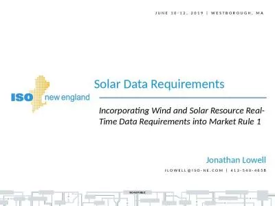 Real-time data requirements for wind and solar Generator Assets will be included in MR-1