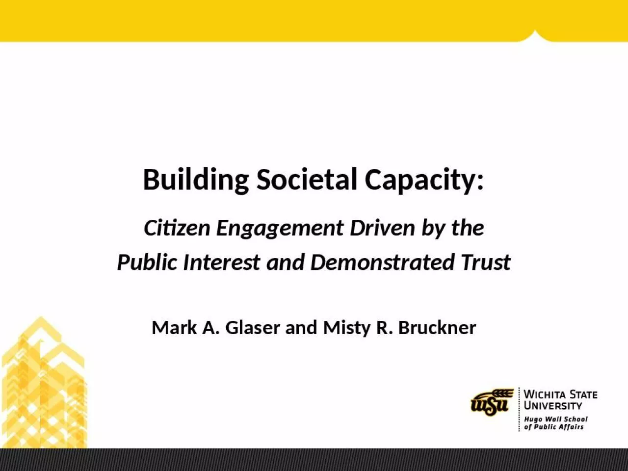 PPT-Building Societal Capacity: