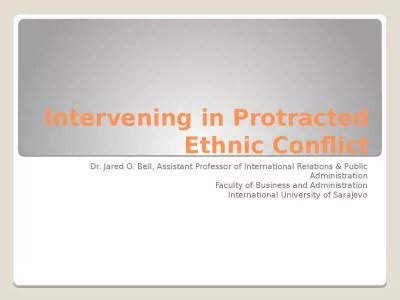 Intervening in Protracted Ethnic Conflict