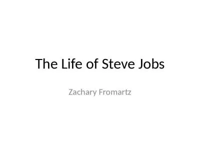 The Life of Steve Jobs