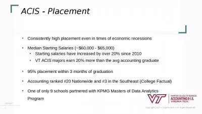 ACIS - Placement