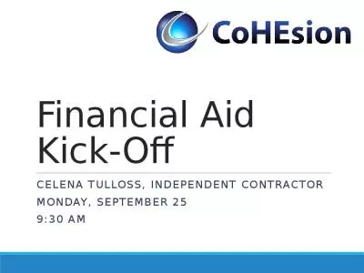 Financial Aid Kick-Off