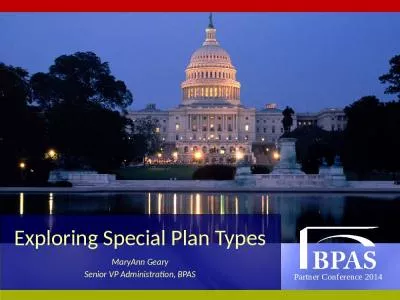 Exploring Special Plan Types