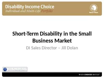 Short-Term Disability in the Small Business Market