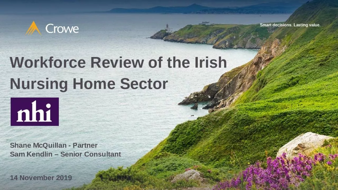 PPT-Workforce Review of the Irish Nursing Home Sector