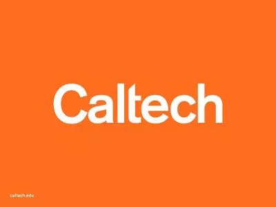 Caltech Financials Data Warehouse OBI Introduction