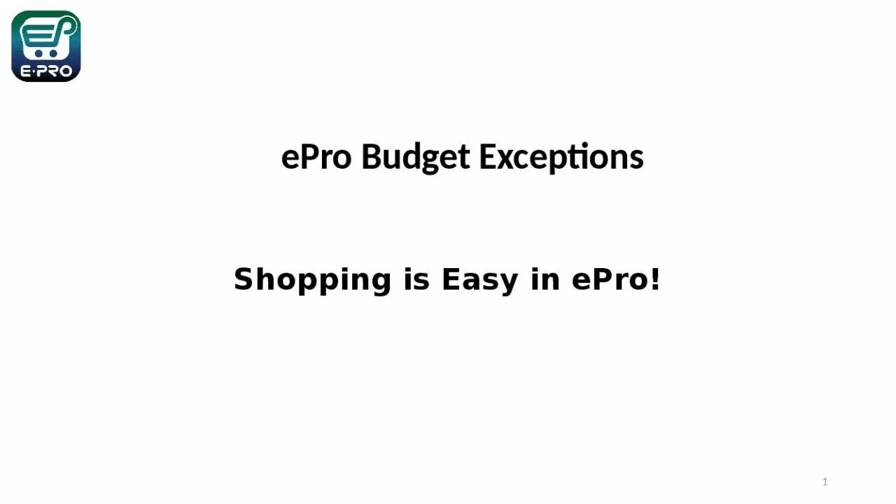 PPT-Shopping is Easy in ePro!