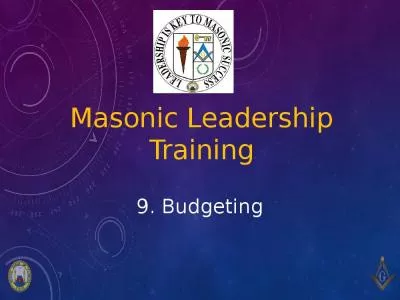 Masonic Leadership Training