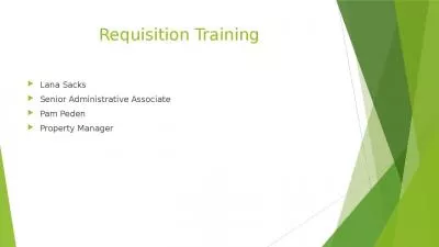 Requisition Training