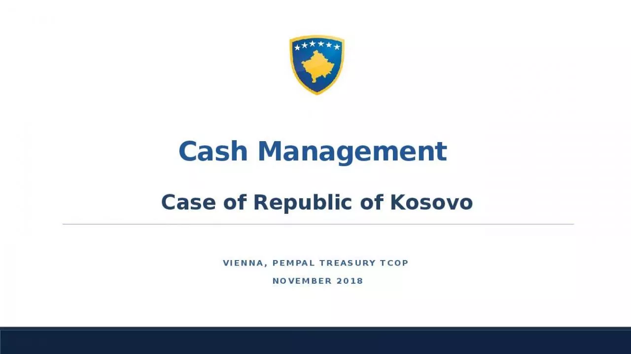 PPT-Cash Management Case of Republic of Kosovo