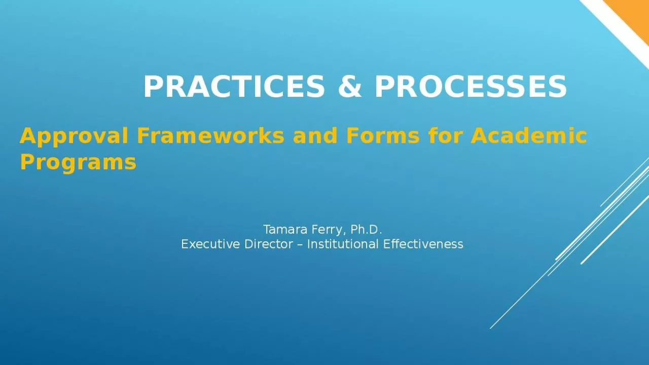 PPT-Practices & Processes