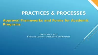 Practices & Processes