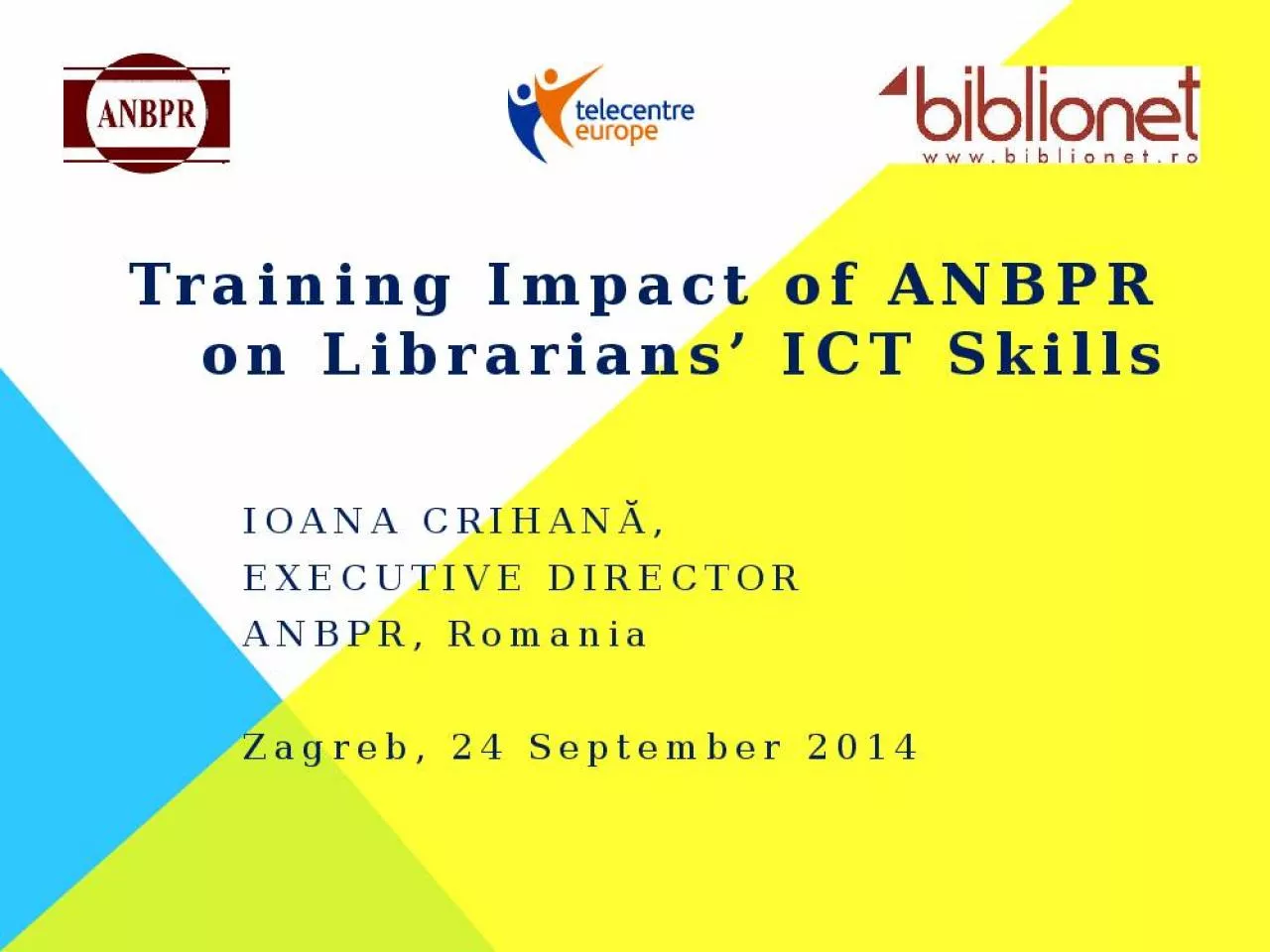 PPT-Training Impact of ANBPR on Librarians ICT Skills