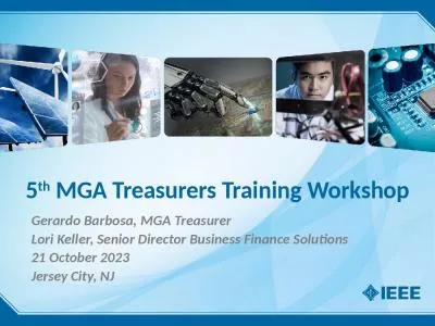 5th MGA Treasurers Training Workshop