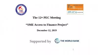 The 12th PEC Meeting  SME Access to Finance Project