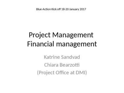 Project Management  Financial management