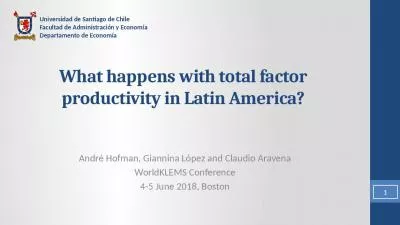 What happens with total factor  productivity in Latin America?