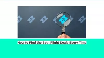 How to Find the Best Flight Deals Every Time