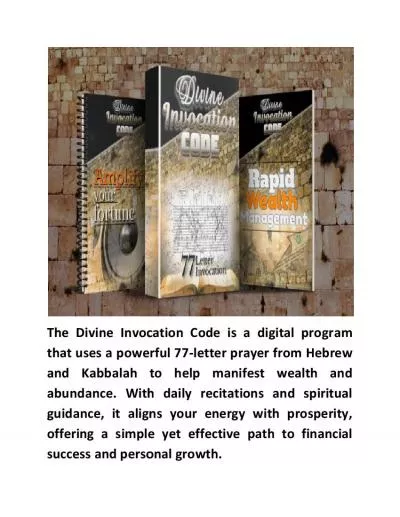 Divine Invocation Code™ by Rabbi David