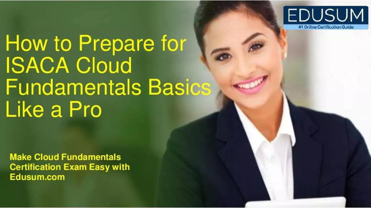 PDF-ISACA Cloud Fundamentals Basics