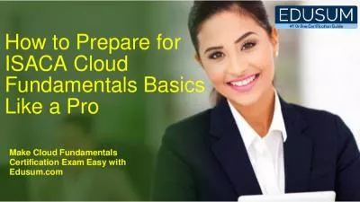 ISACA Cloud Fundamentals Basics