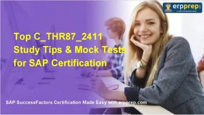 Top C_THR87_2411 Study Tips & Mock Tests for SAP Certification