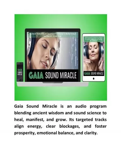 Gaia Sound Miracle™ by Charlotte Delphine