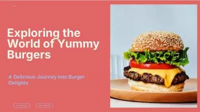 Exploring the World of Yummy Burgers