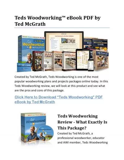 Ted's Woodworking Plans™ eBook PDF by Ted McGrath