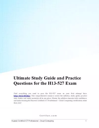 H13-527 Exam: Ultimate Guide & Questions