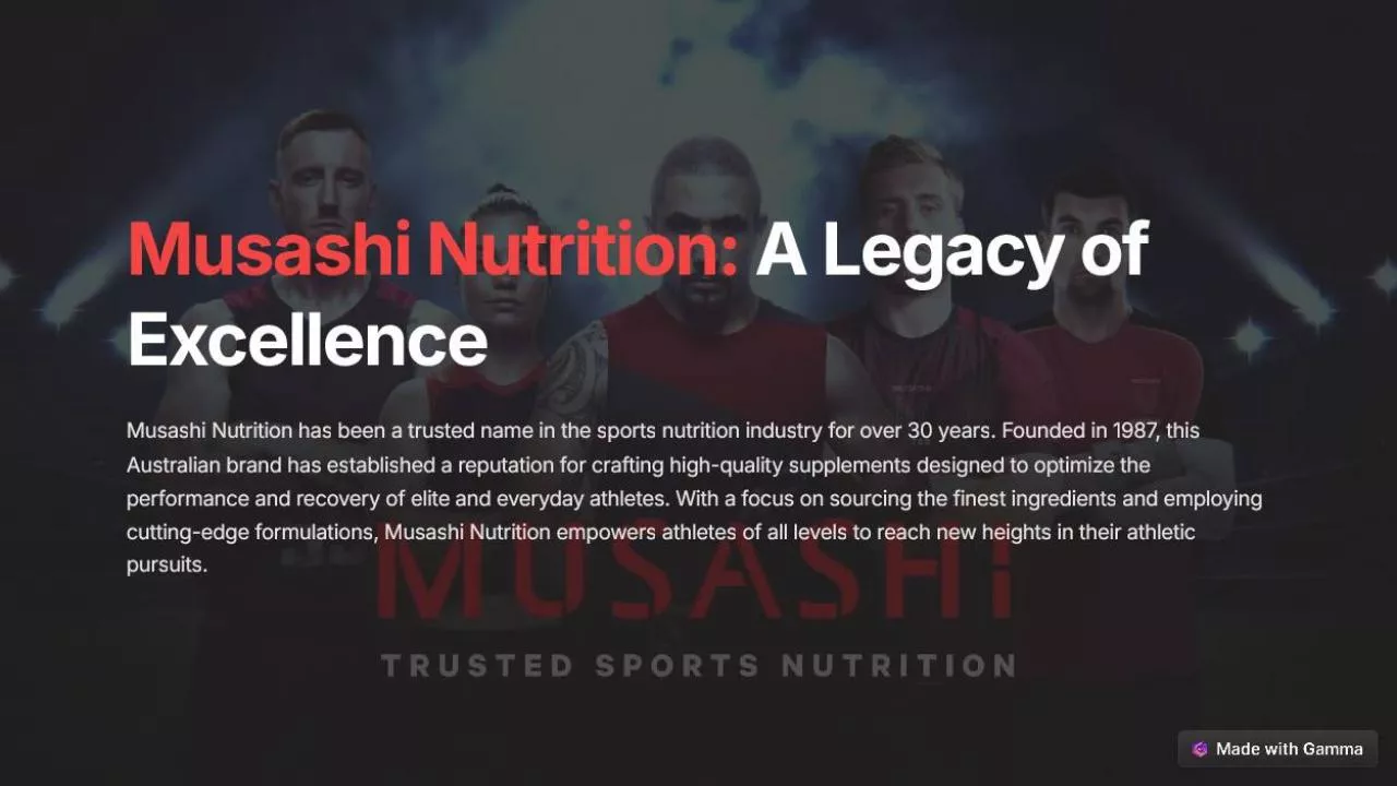 PDF-Musashi Nutrition