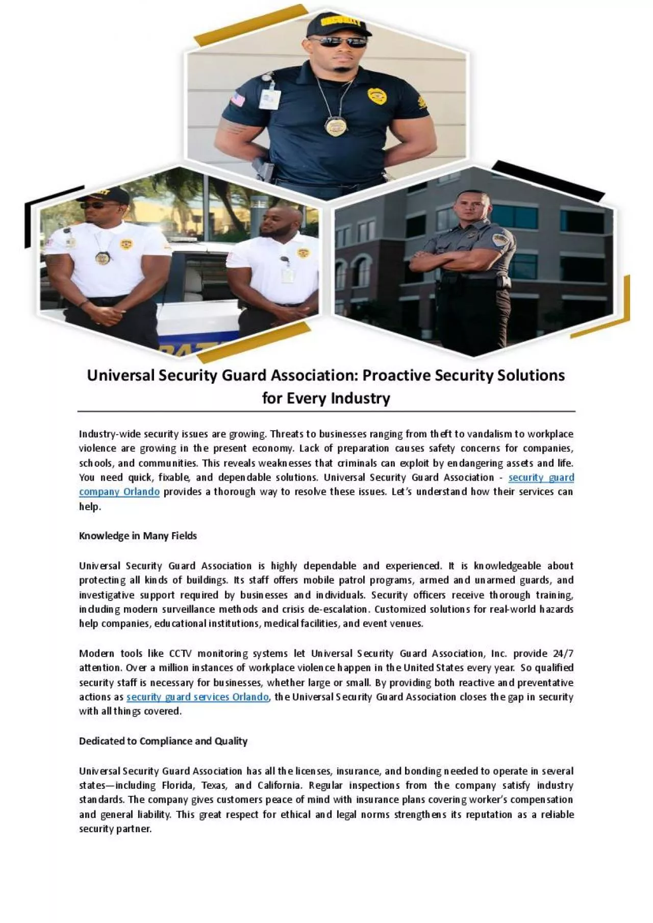 PDF-Universal Security Guard Association