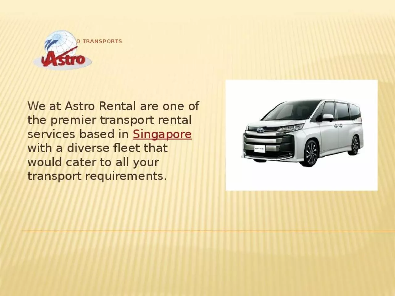 PPT-Affordable rental fleets in Singapore