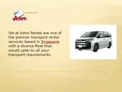 Affordable rental fleets in Singapore