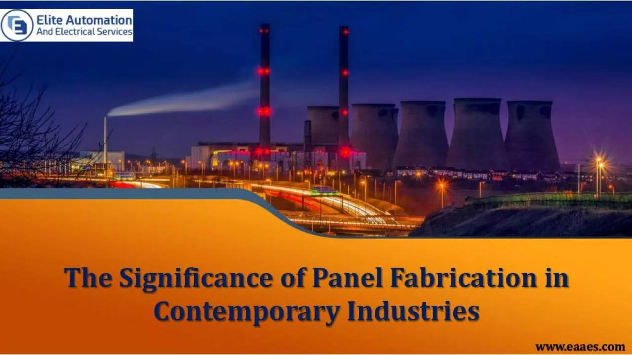 PDF-The Significance of Panel Fabrication in Contemporary Industries