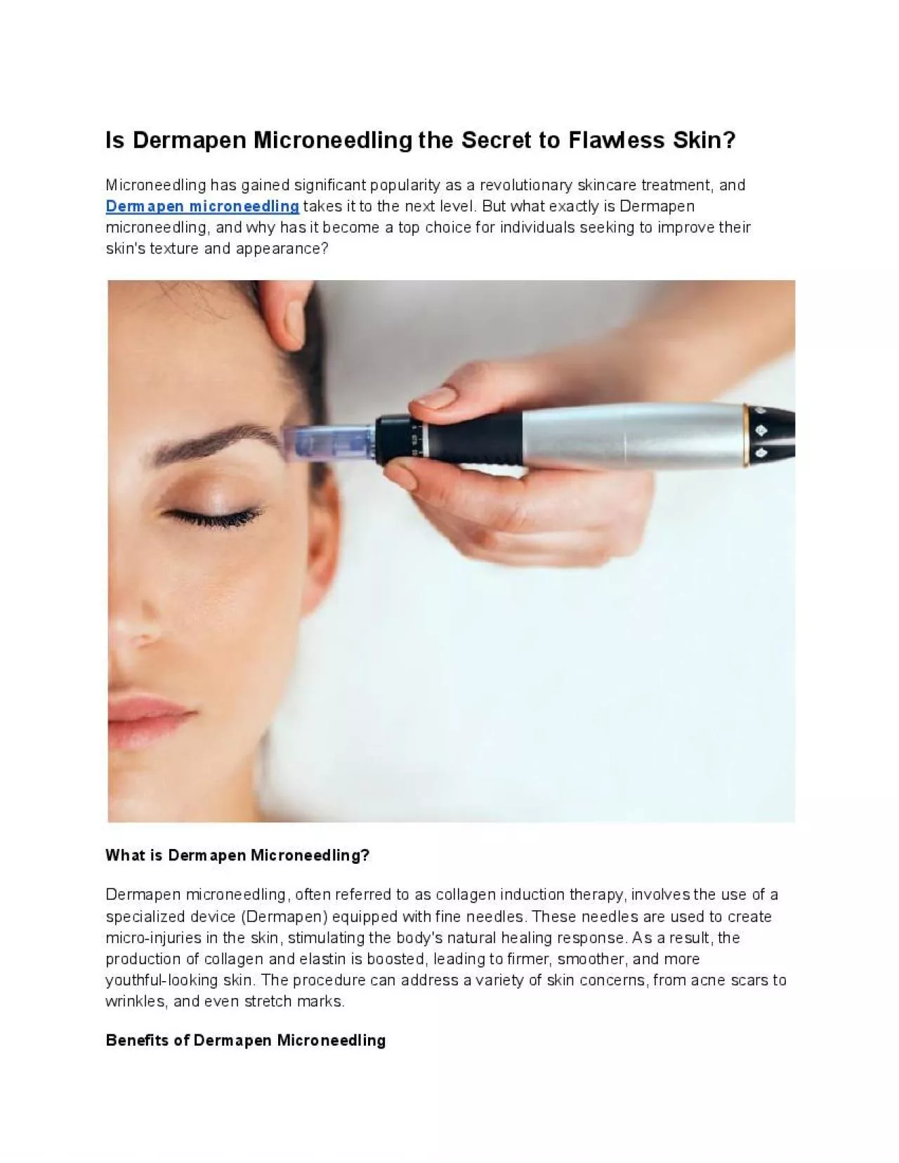 PDF-Is Dermapen Microneedling the Secret to Flawless Skin?