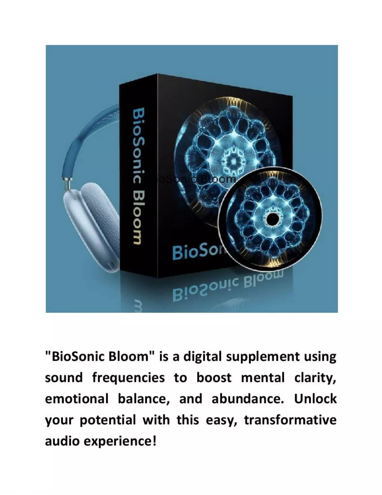 PDF-BioSonic Bloom™ Program Audio Digital