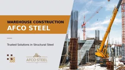 Warehouse construction | AFCO STEEL