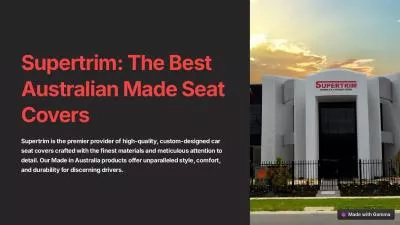 Supertrim Seat Covers