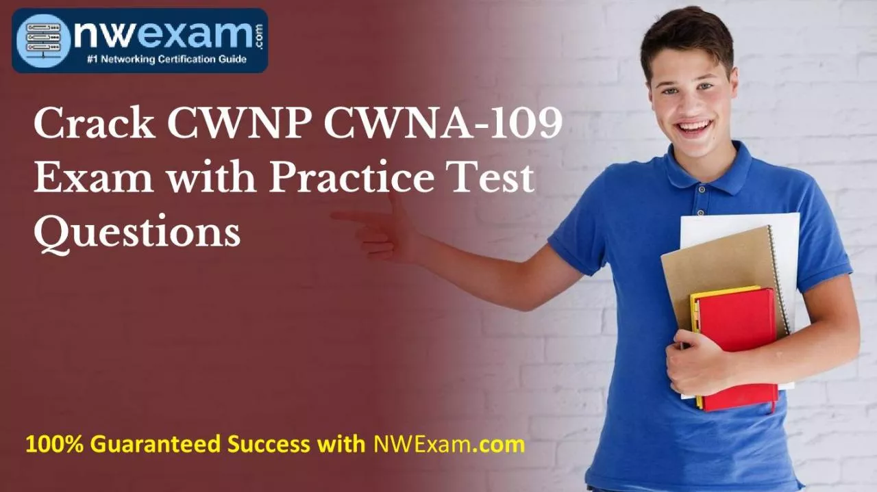 PDF-Crack CWNP CWNA-109 Exam with Practice Test Questions